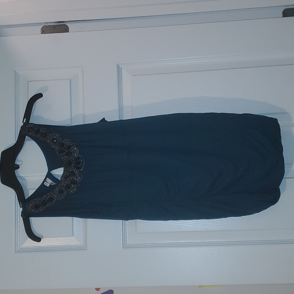 Large Turquoise sleeveless Cocktail